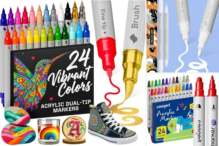Detailed view of Best Multi Surface Markers For Paper Fabric Glass