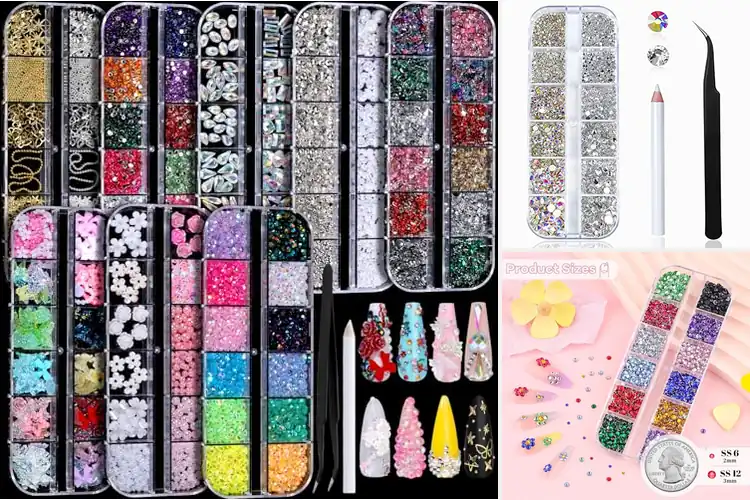 Detailed view of Best Nail Rhinestones for Dazzling, Long‑Lasting Shine