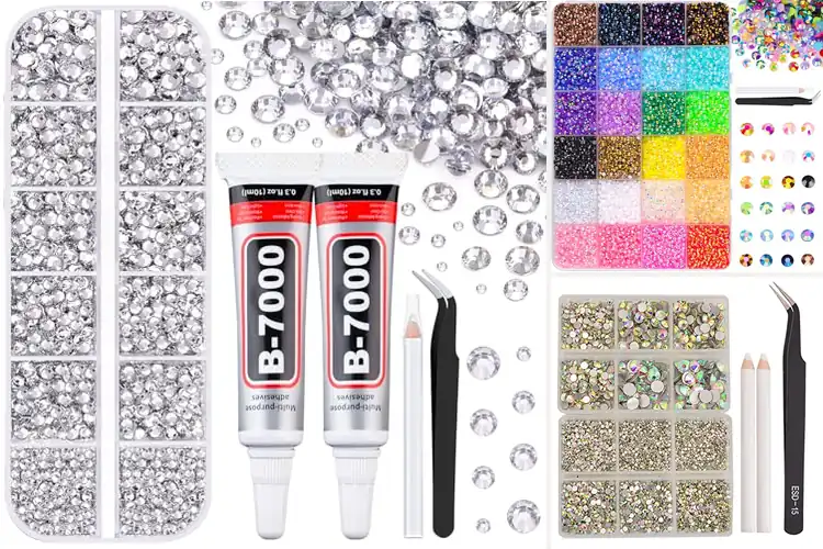 Detailed view of Best Non Hotfix Rhinestones for Glue