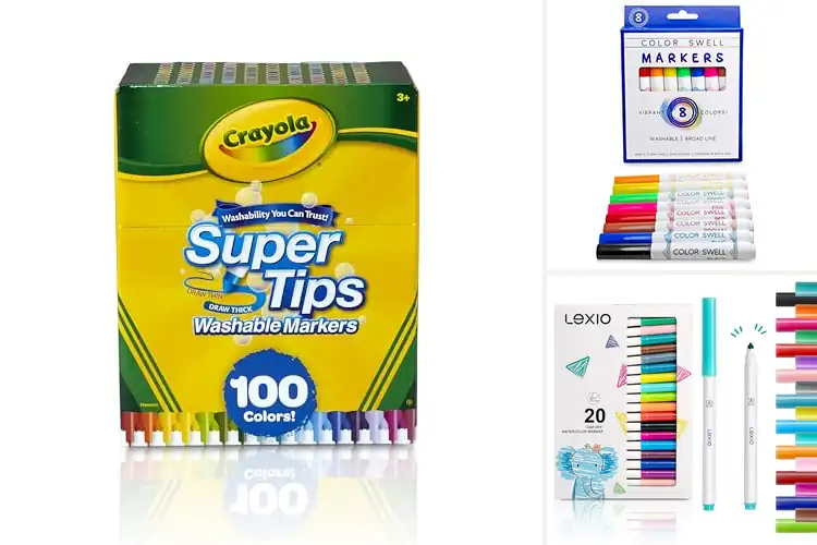 Detailed view of Best Non Toxic Classroom Markers For Kids And Adults