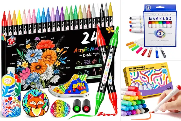 Detailed view of Best Non-Toxic Markers: Safe & Fun Creativity