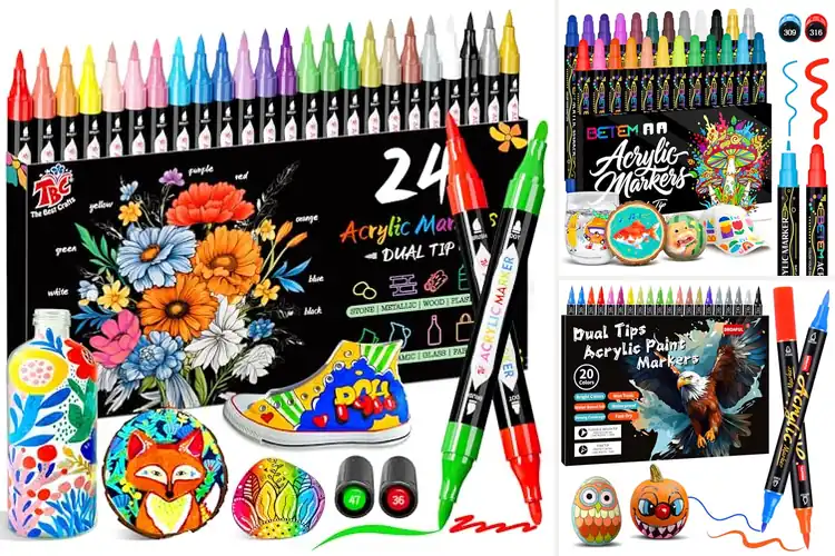 Detailed view of Best Non Toxic Paint Markers: Vibrant & Safe Art
