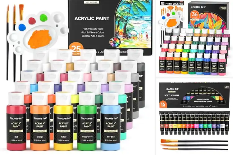Detailed view of Best On Wood Acrylic Paint