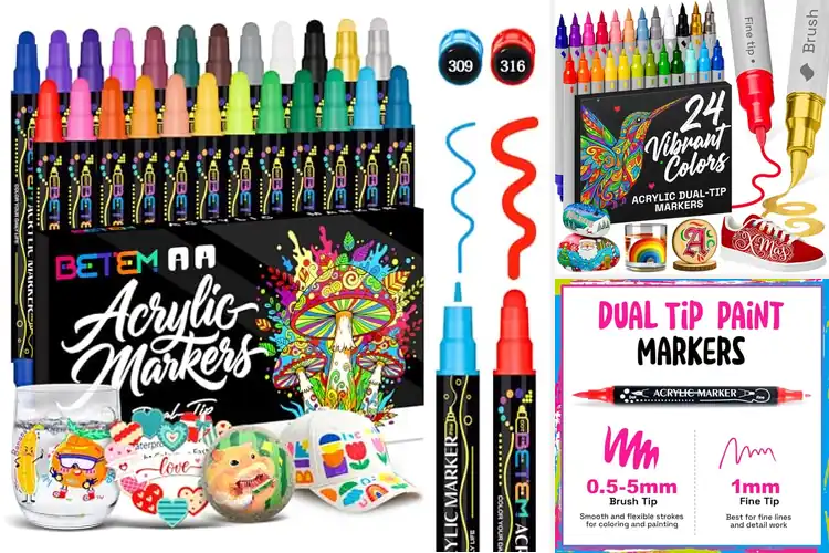 Detailed view of Best Paint Markers For Glass