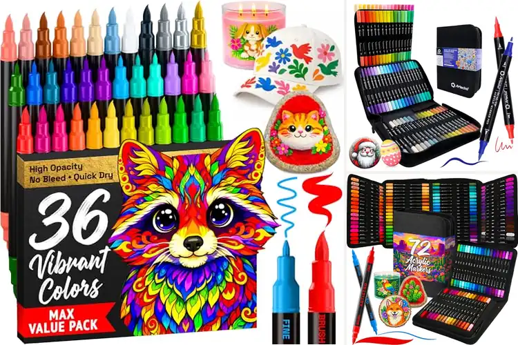 Detailed view of Best Paint Pens Sets
