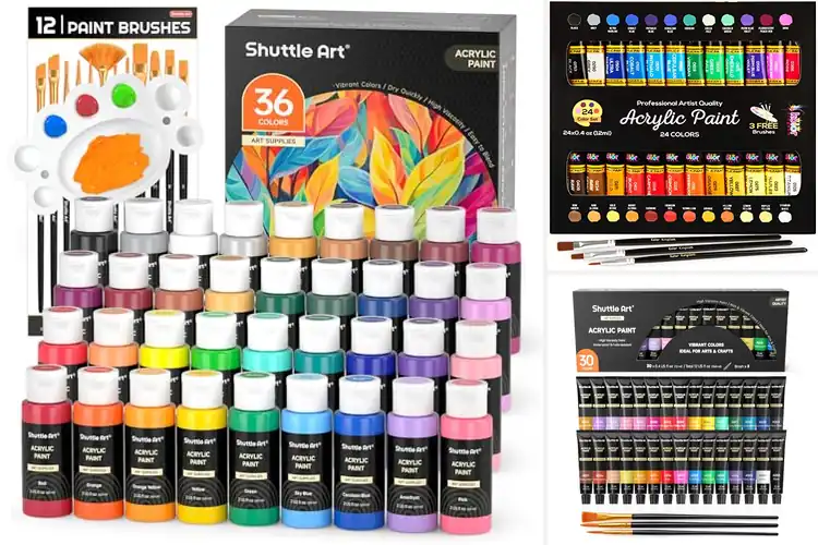 Detailed view of Best Paints For Canvas Art