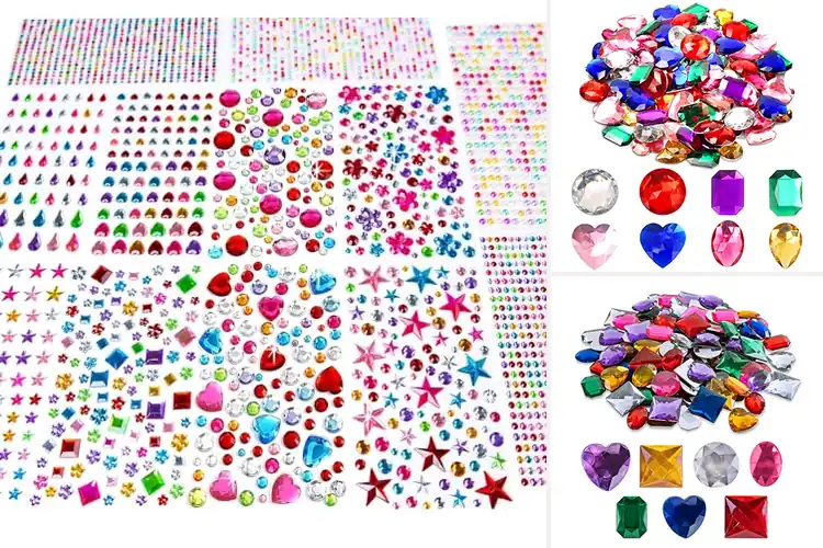 Detailed view of Best Party Craft Jewel Embellishments
