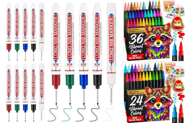 Detailed view of Best Precision Paint Markers