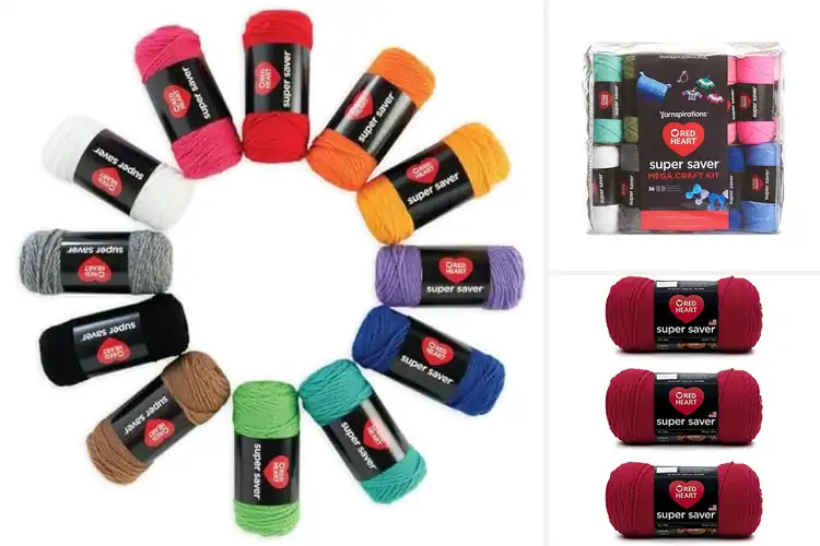 Detailed view of Best Red Heart Super Saver For Projects