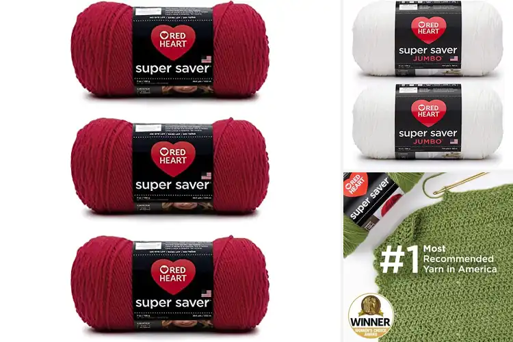 Detailed view of Best Red Heart Yarn Brand
