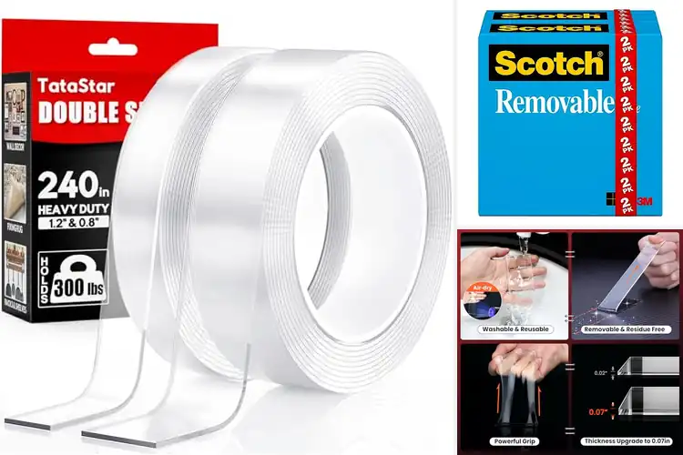 Detailed view of Best Reusable Tapes for Strong, Easy Mounting