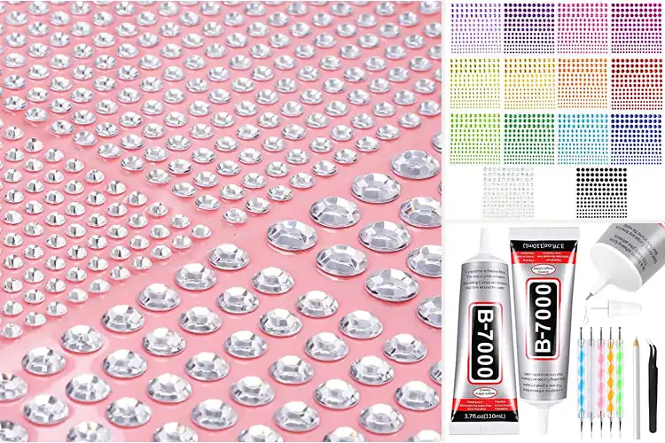 Detailed view of Best Rhinestone Adhesives: Sparkle & Shine