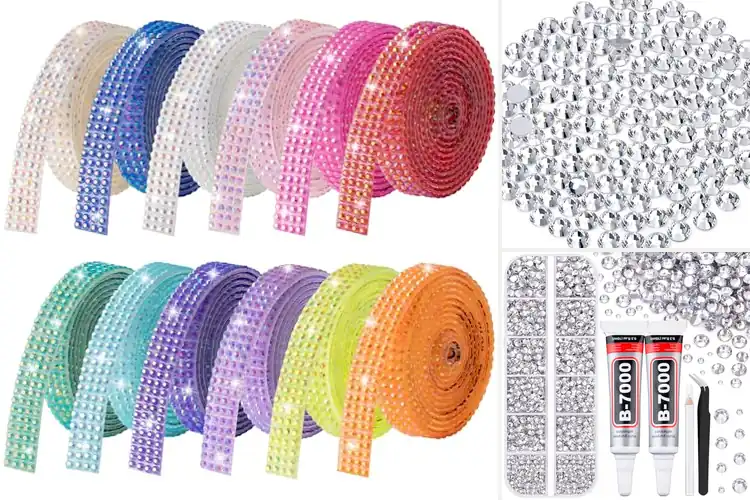 Detailed view of Best Rhinestone Decorations For Diy
