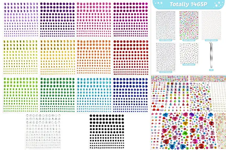 Detailed view of Best Rhinestone Gems For Body Art
