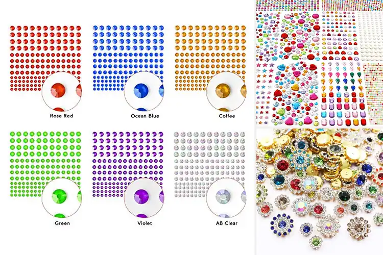 Detailed view of Best Rhinestones for Crafts: Sparkle & Shine Your Projects