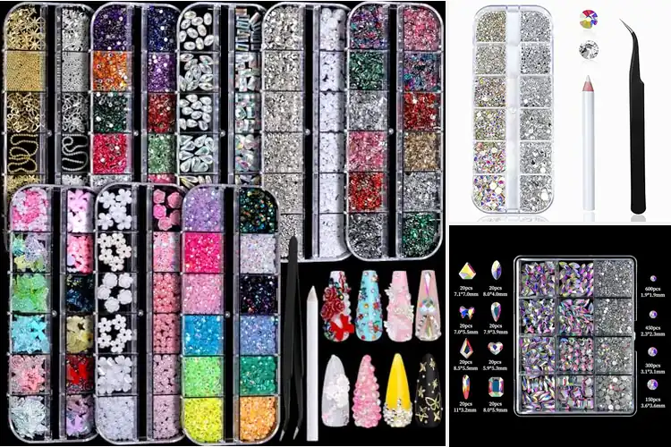 Detailed view of Best Rhinestones for Nails