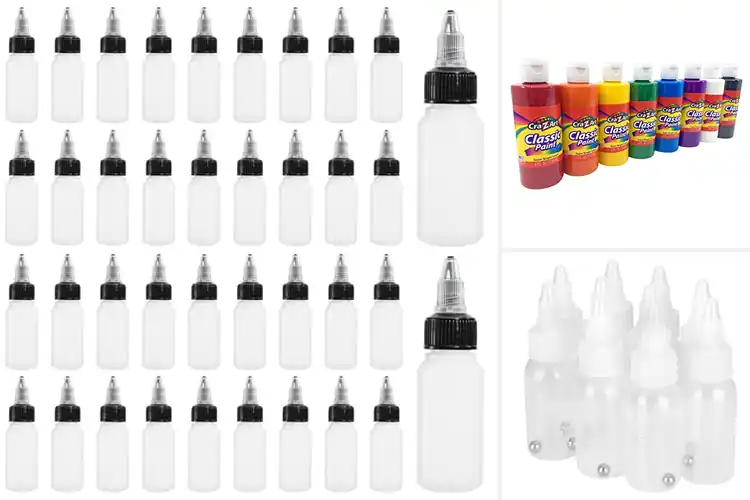 Detailed view of Best Small Paint Bottles for Fresh, Easy Crafting