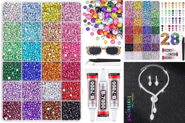 Detailed view of Best Sparkle Rhinestones For Jewelry