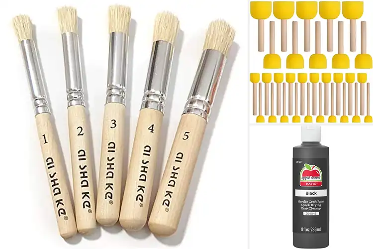 Detailed view of Best Stenciling Acrylic Paint