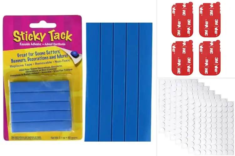 Detailed view of Best Sticky Yet Non Destructive Adhesive