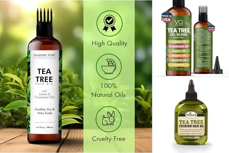 Detailed view of Best Tea Tree Hair Oil For Nourished, Healthy Locks