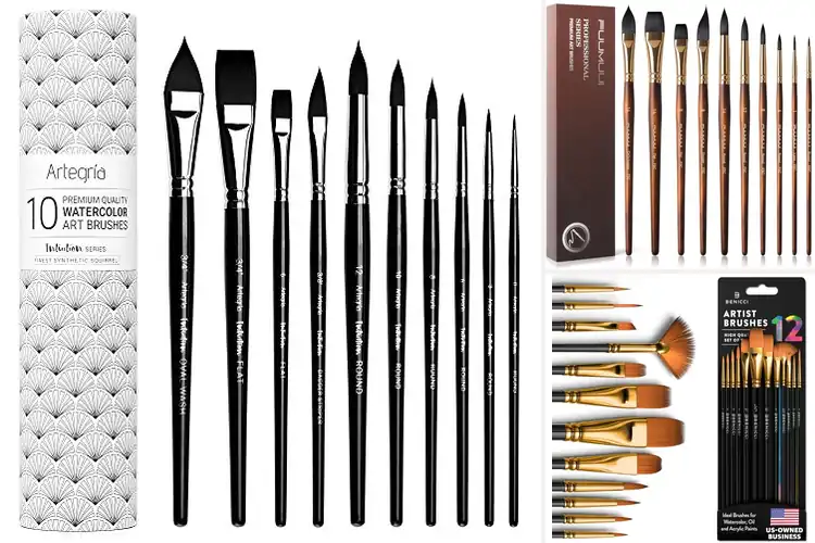 Detailed view of Best Watercolor Brush Sets for Smooth, Confident Painting