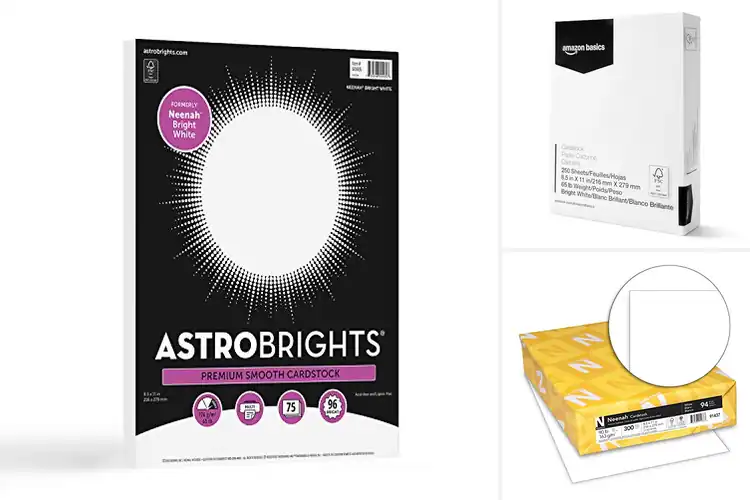 Detailed view of Best White Cardstock: Top Picks for Crisp, Bright Prints