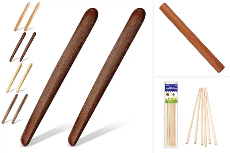 Detailed view of Best Wooden Baking Dowels