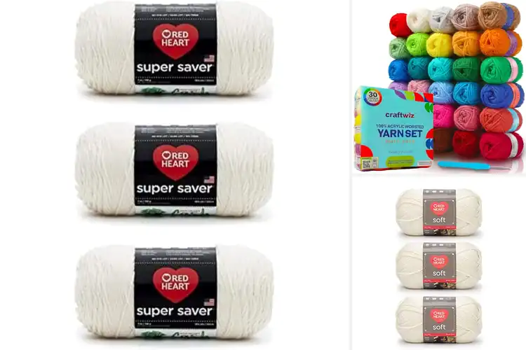 Detailed view of Best Worsted Weight Acrylic Yarns